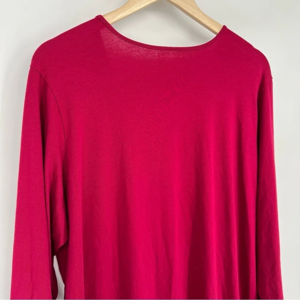 Universal Standard Asymmetrical Cotton‎ Long Sleeve Dress